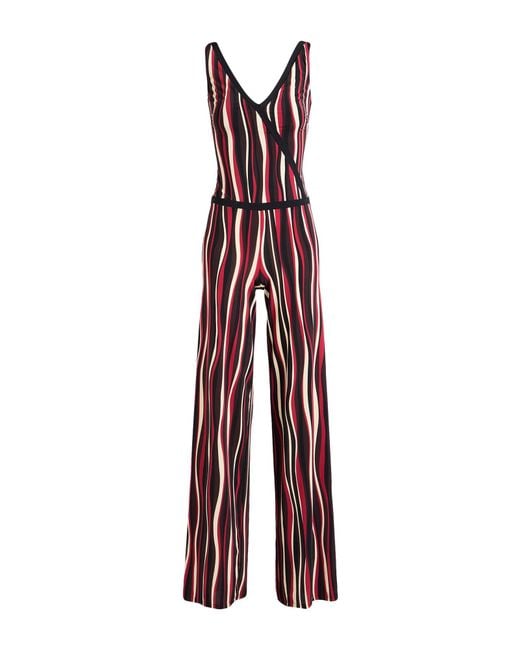 Siyu Red Jumpsuit Polyamide, Elastane