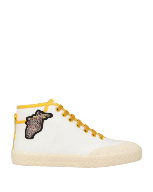 Bally Natural Sneakers Cotton, Leather