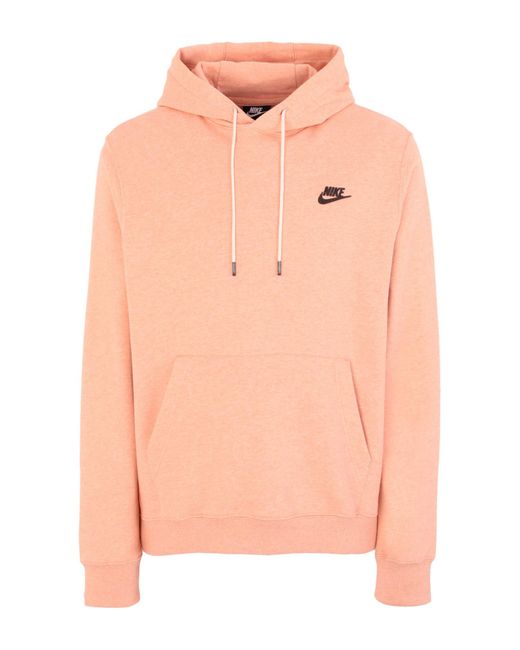 peach nike sweatshirt