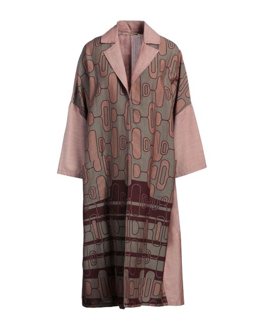 Ermanno Gallamini Brown Jacke, Mantel & Trenchcoat