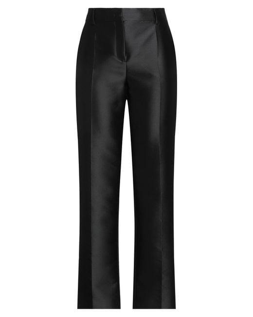 Alberta Ferretti Black Pants Polyester, Silk