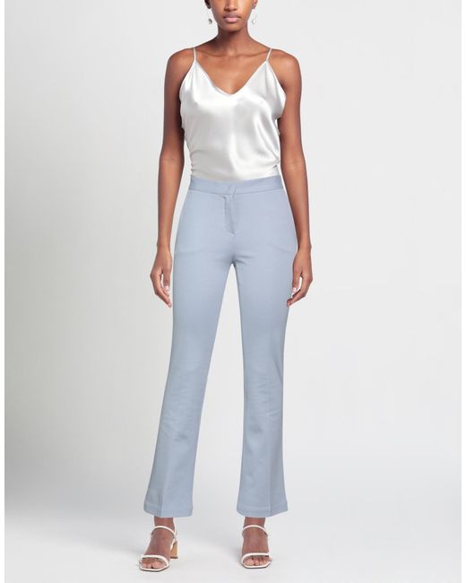Semicouture Blue Trouser