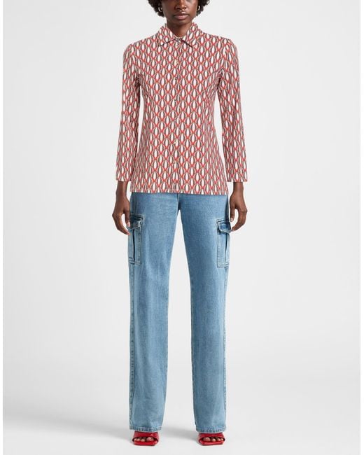 Maliparmi Red Blush Shirt Polyamide, Elastane