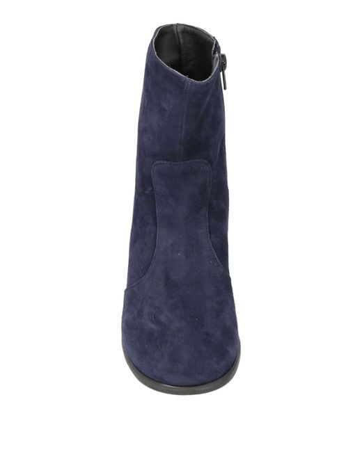 MASSIMO BALDI Blue Ankle Boots