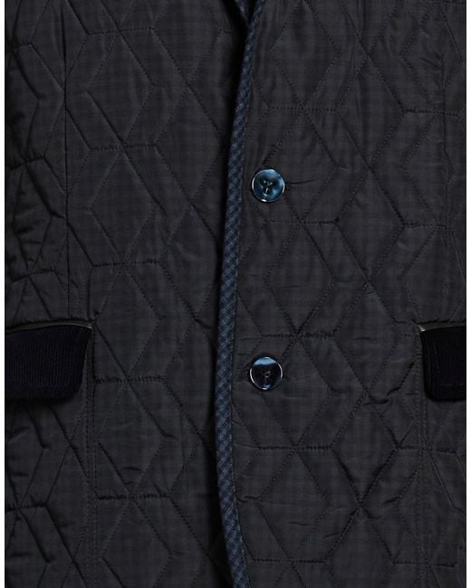 Etro Blue Midnight Puffer Polyester for men