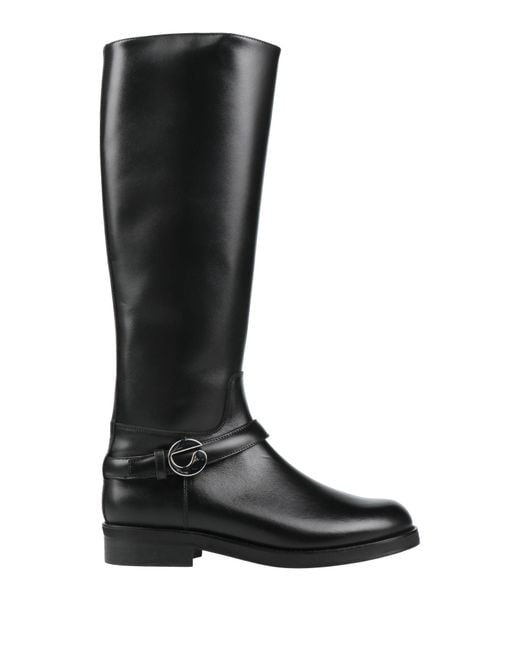 Coperni Black Boot Leather