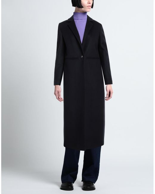 Manteau long Annie P en coloris Black