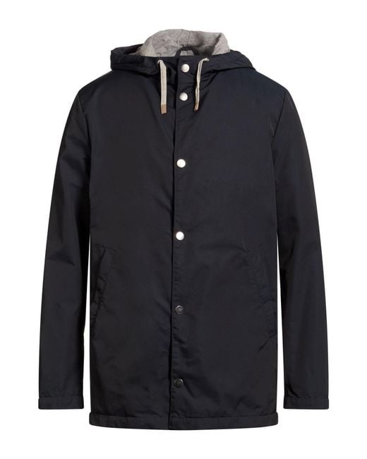 Eleventy Blue Midnight Jacket Polyamide for men
