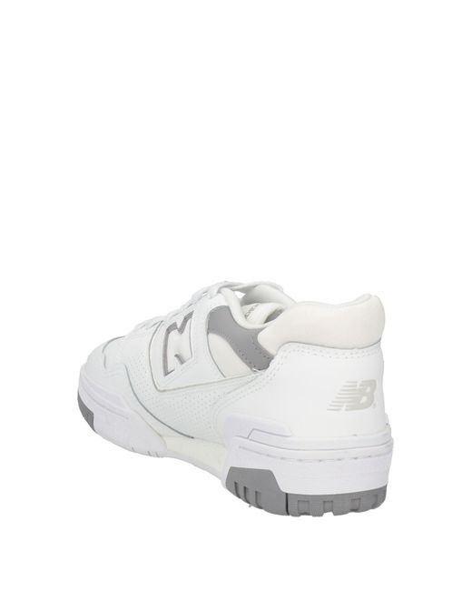 New Balance White Sneakers Textile Fibers for men