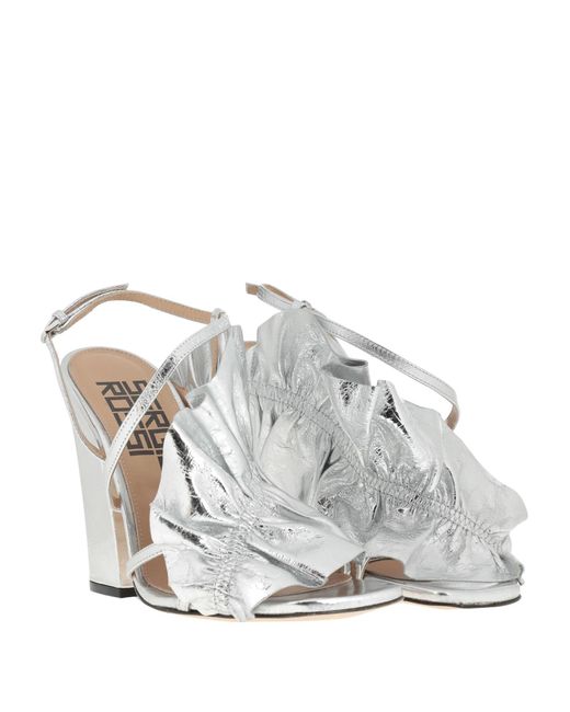 Sergio Rossi White Sandals