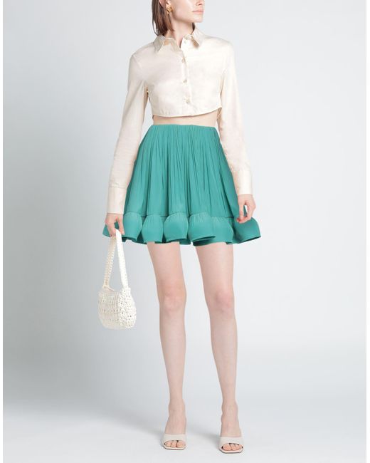 Lanvin Green Mini Skirt