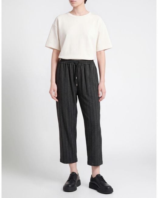 Antonio Marras Black Pants Viscose, Polyester, Elastane