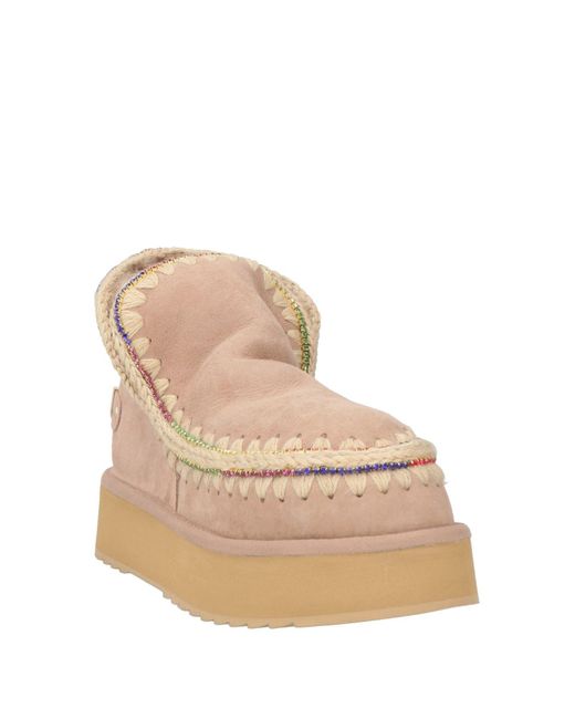 Mou Natural Ankle Boots