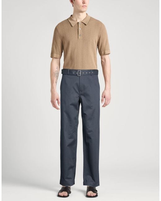 Maison Kitsuné Blue Pants for men
