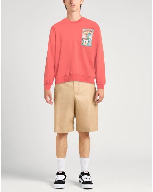 Department 5 Pink Coral Sweatshirt Cotton for men