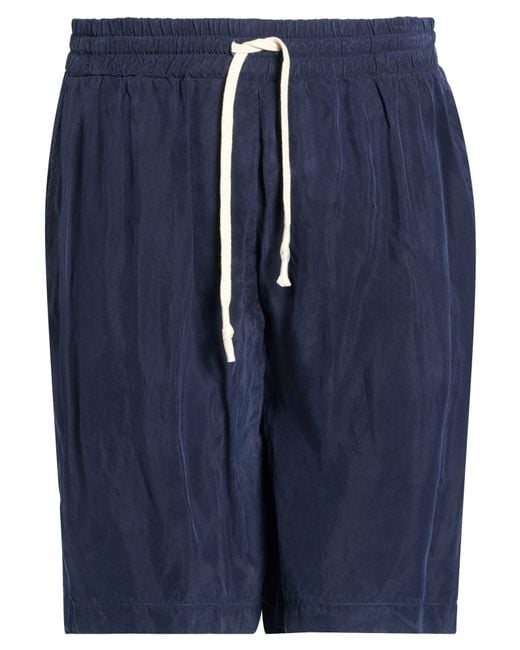 Daniele Fiesoli Blue Shorts & Bermuda Shorts Cupro for men
