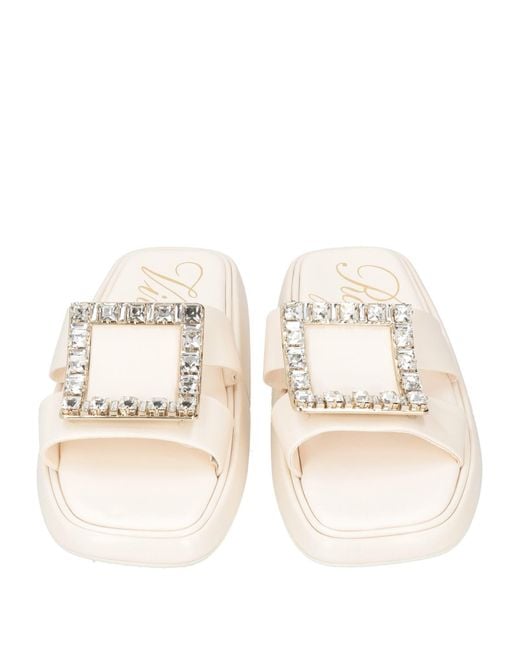 Roger Vivier Natural Sandals