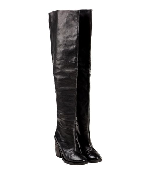 Marsèll Black Boot Leather