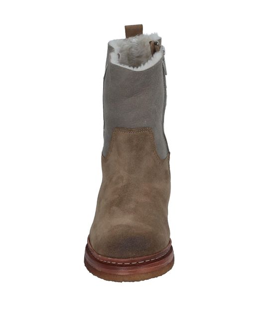 Shabbies Amsterdam Brown Ankle Boots