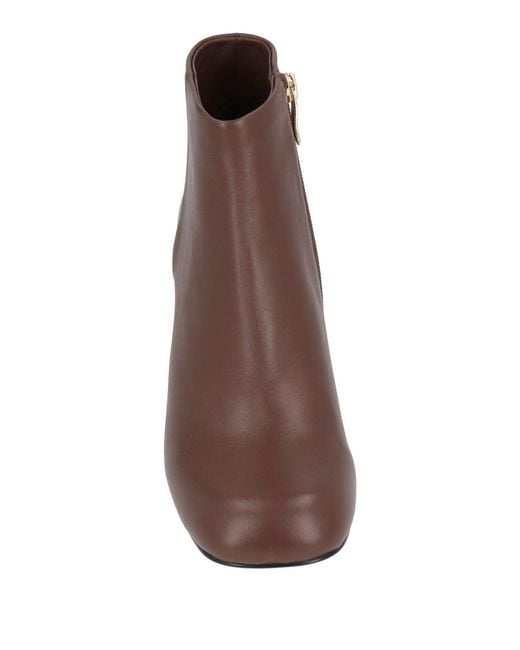 Jeannot Brown Ankle Boots Leather