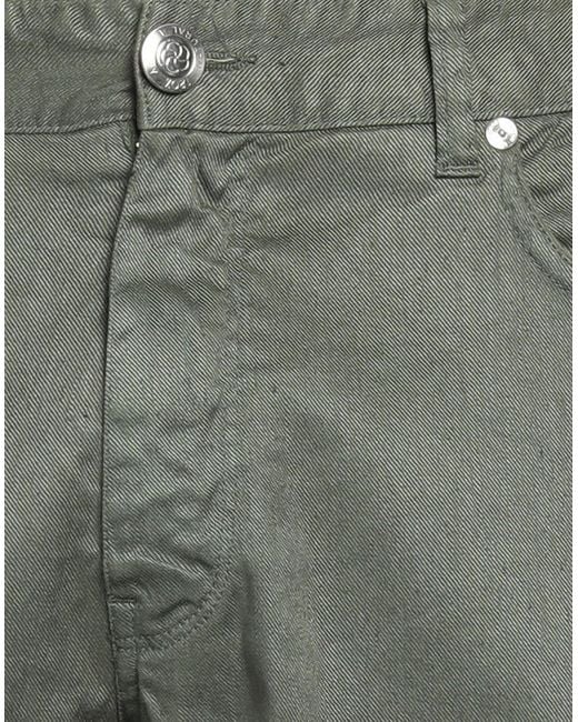 120% Lino Gray Pants for men