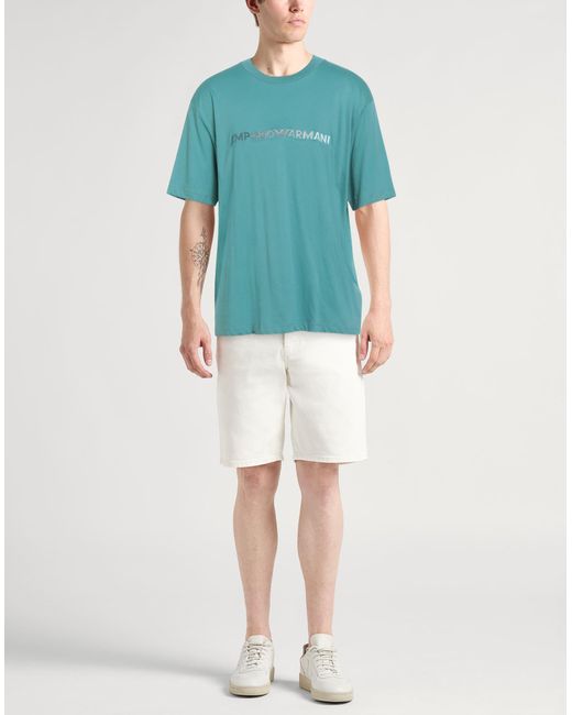 Emporio Armani Blue T-Shirt for men