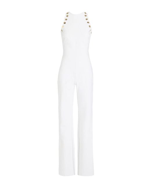 La Petite Robe Di Chiara Boni White Jumpsuit Polyamide, Elastane