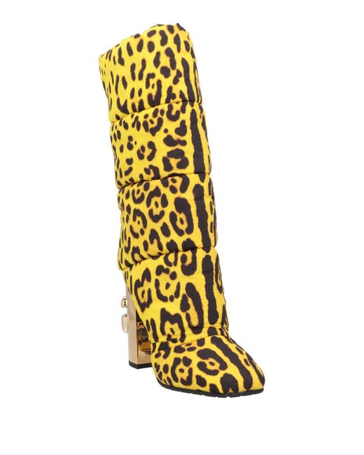 Dolce & Gabbana Yellow Boot