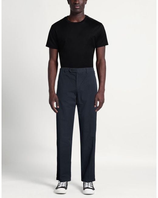 Cellar Door Blue Pants Cotton for men