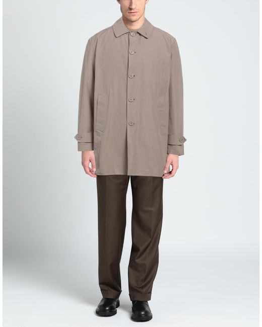 Paltò Brown Overcoat for men