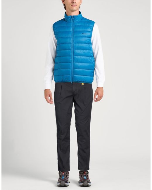 Manuel Ritz Blue Sky Pants Cotton, Elastane for men