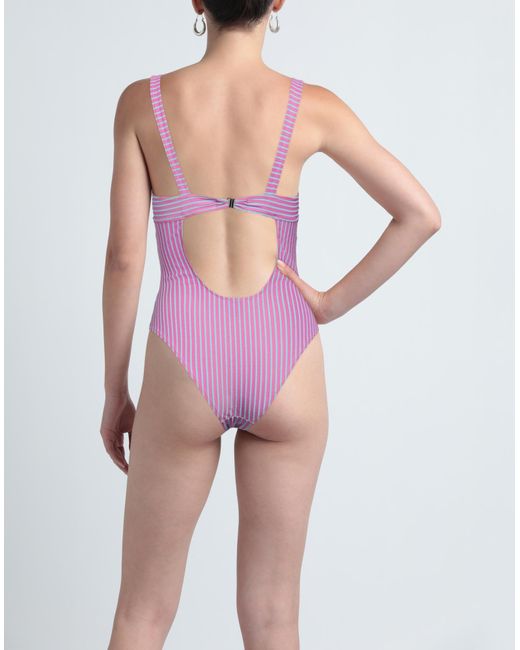 Missoni Purple One-piece Swimsuit