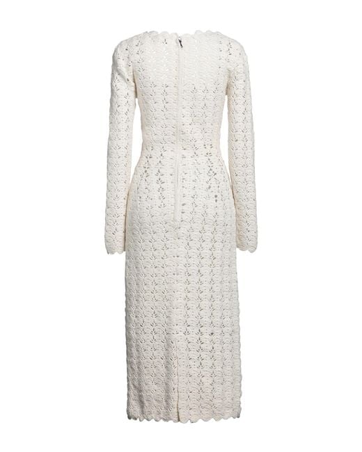Dolce & Gabbana White Midi Dress