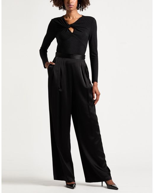 Jucca Black Pants Viscose, Wool