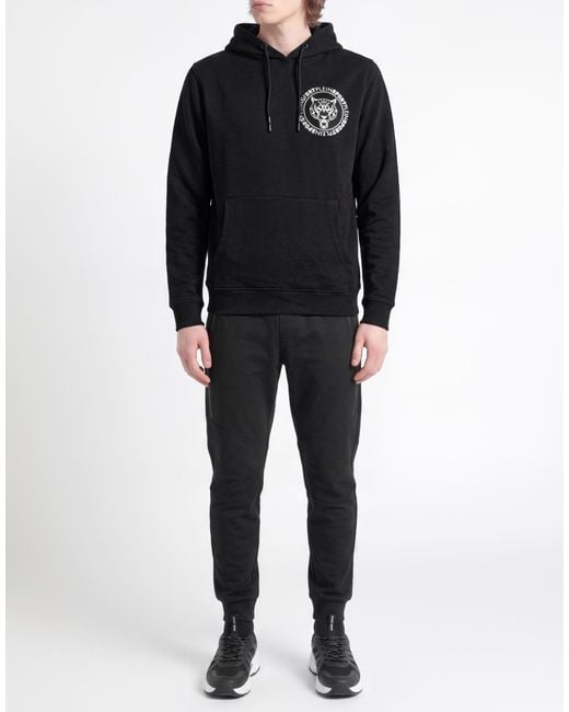 Philipp Plein Black Sweatshirt Cotton for men