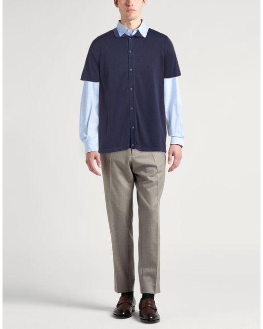 Crossley Blue Cardigans for men