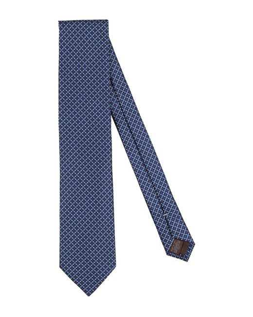 Corbata Y Pajarita Canali de hombre de color Blue