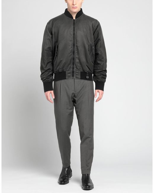 44 Label Group Gray Charcoal Jacket Polyamide for men