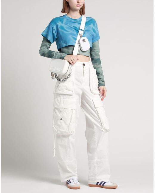 Steve Madden White Cross-Body Bag
