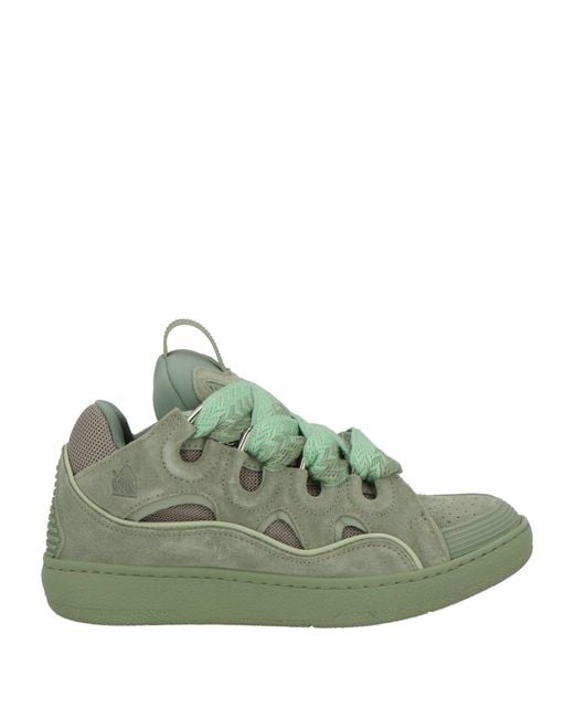 Lanvin Green Sneakers Leather