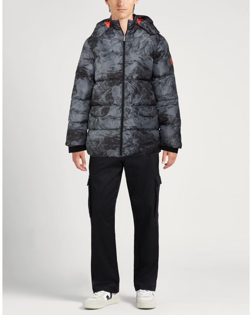 Bikkembergs Gray Puffer Polyester for men