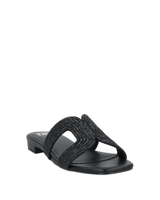 Bibi Lou Black Camel Sandals Textile Fibers