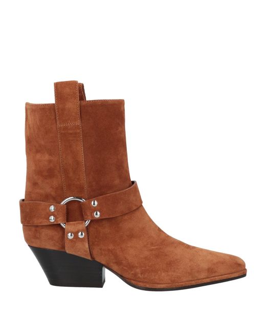 Sergio Rossi Brown Ankle Boots