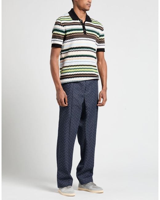 Missoni Blue Trouser for men