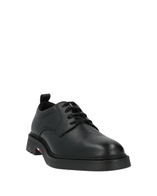 Stringate di Tommy Hilfiger in Black da Uomo