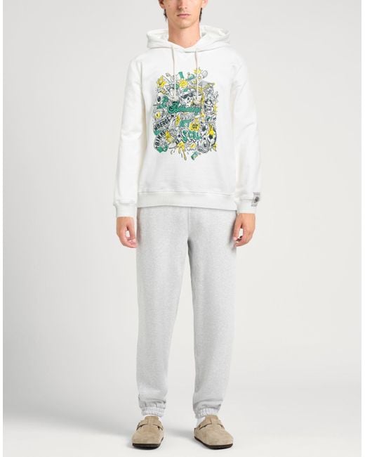 Bikkembergs White Sweatshirt for men