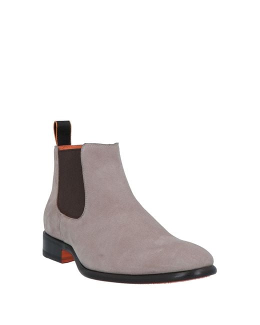 Santoni Brown Ankle Boots for men