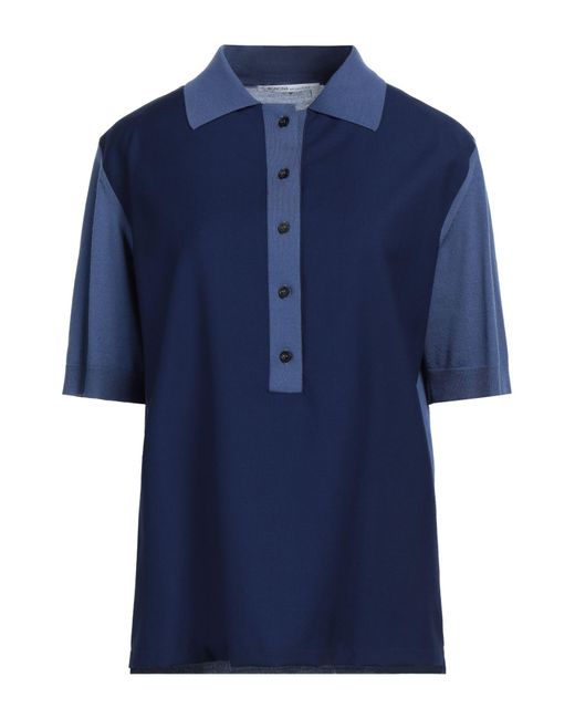 Agnona Blue Polo Shirt
