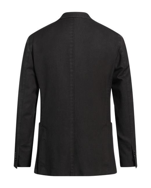 Boglioli Black Blazer Wool for men