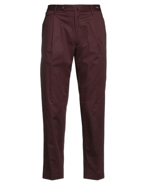 Tagliatore Purple Pants for men